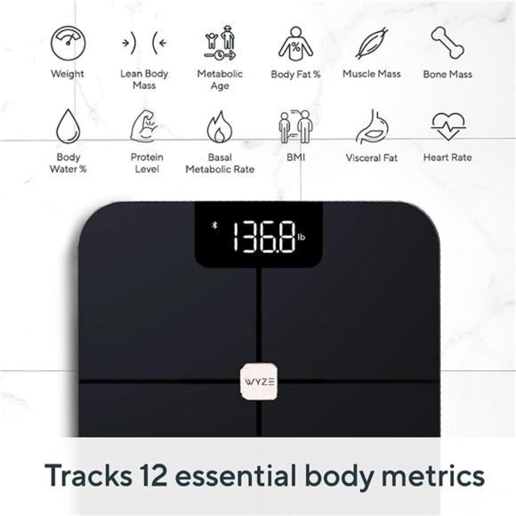 Smart Scale for Body Weight, Wireless Digital Bathroom Scale for BMI, Body Fat - Picture 2 of 6